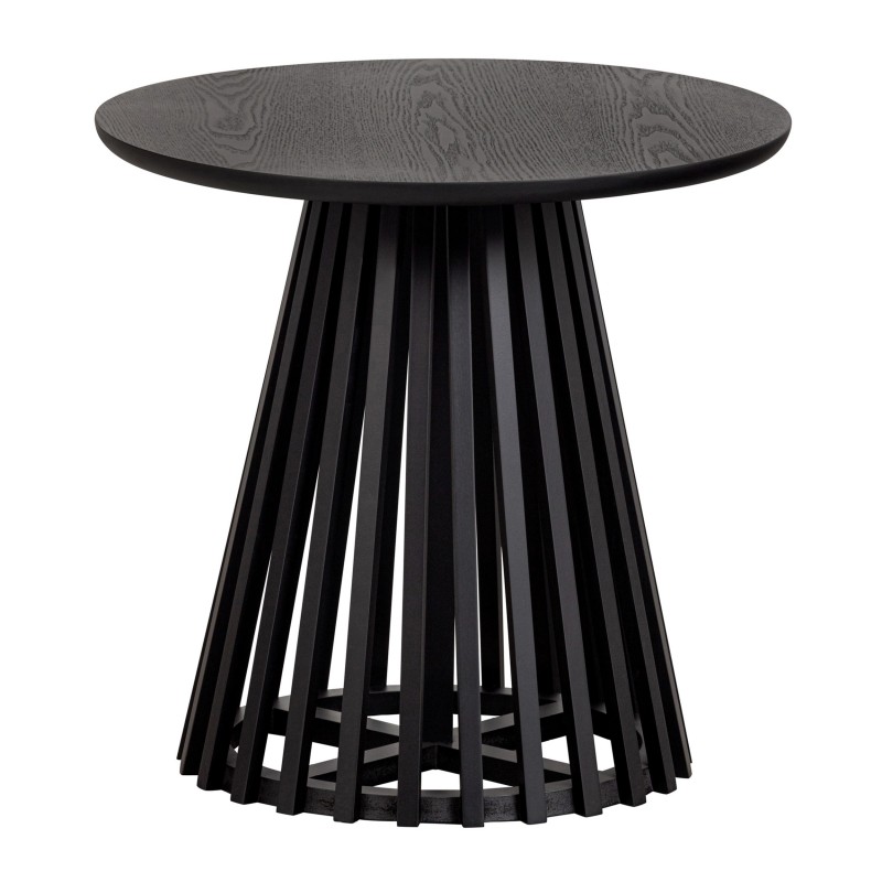 SIDETABLE BLACK SLAT LEG 50 - CAFE, SIDE TABLES